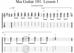 Ska Guitar 101 - IGDb.co.uk
